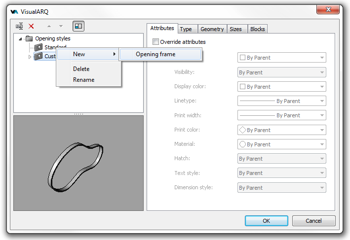 Opening Styles dialog