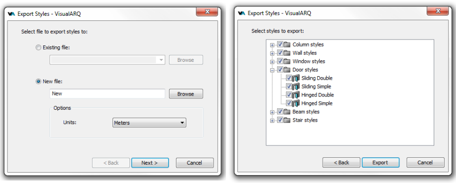 I can’t see VisualARQ object styles libraries. Why? How can I load them?