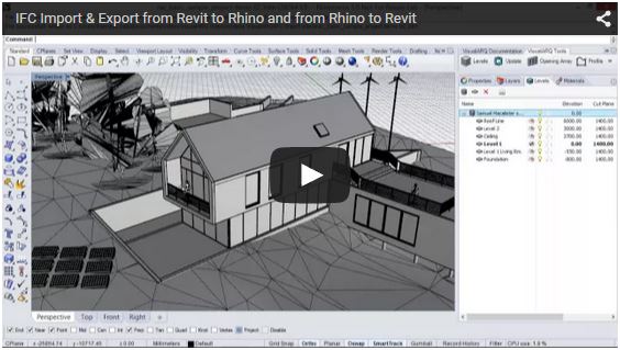 IFC Import & Export from Revit to Rhino and from Rhino to Revit video