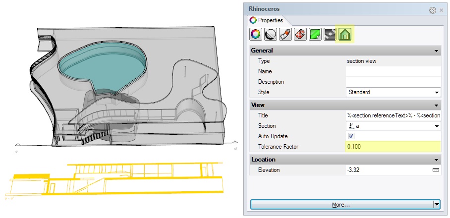 There are some missing lines in the Plan and Section views. Why?