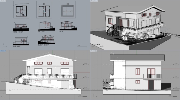 Progetto di Andrea Gavagnin con VisualARQ