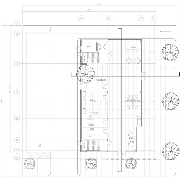 Vue en plan créé avec VisualARQ. Anthony O.