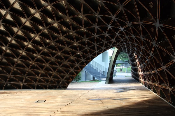 SUTD pavilion catenary vault, Singapore University of Technology and Design