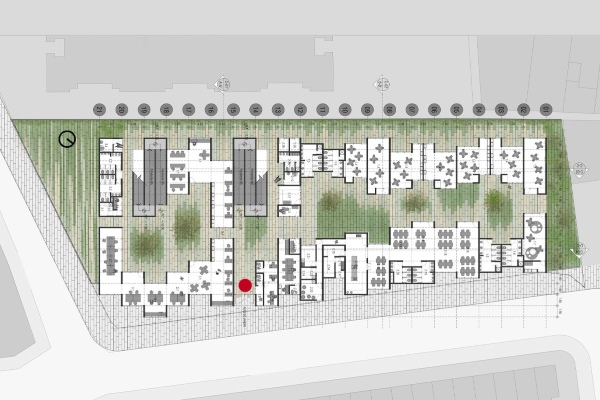 Children's School and Garden project. Plan view.