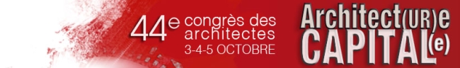 Congrès des architectes 2013