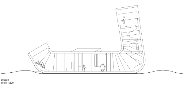 Elevation plan of the design by J. Mayer H. Architects