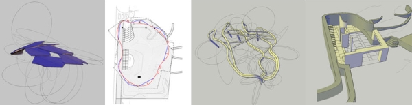 Leaf House creation process sketches 