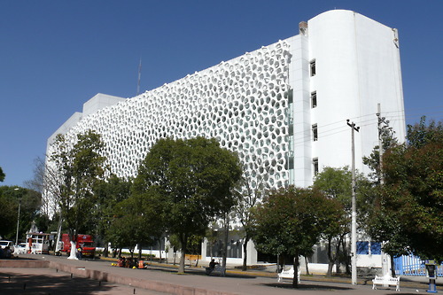 Façade of the Hospital Manuel Gea González in Mexico