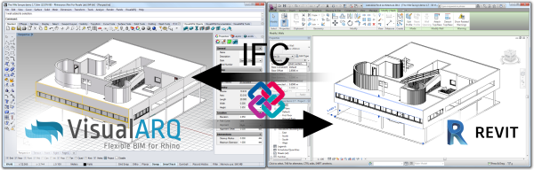 Exchanging models between Rhino and Revit through IFC