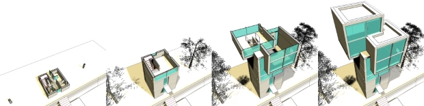 In the new version of VisualARQ you can work with buildings and floors at different levels