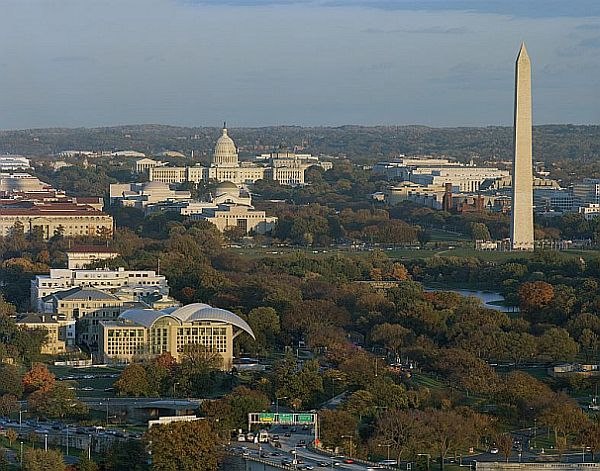 The Institute has exceptional views to Washington representative buildings