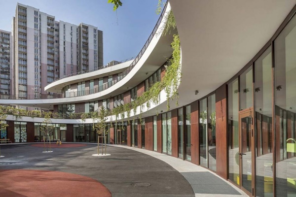 Nursery school playground designed by Studio Mikou