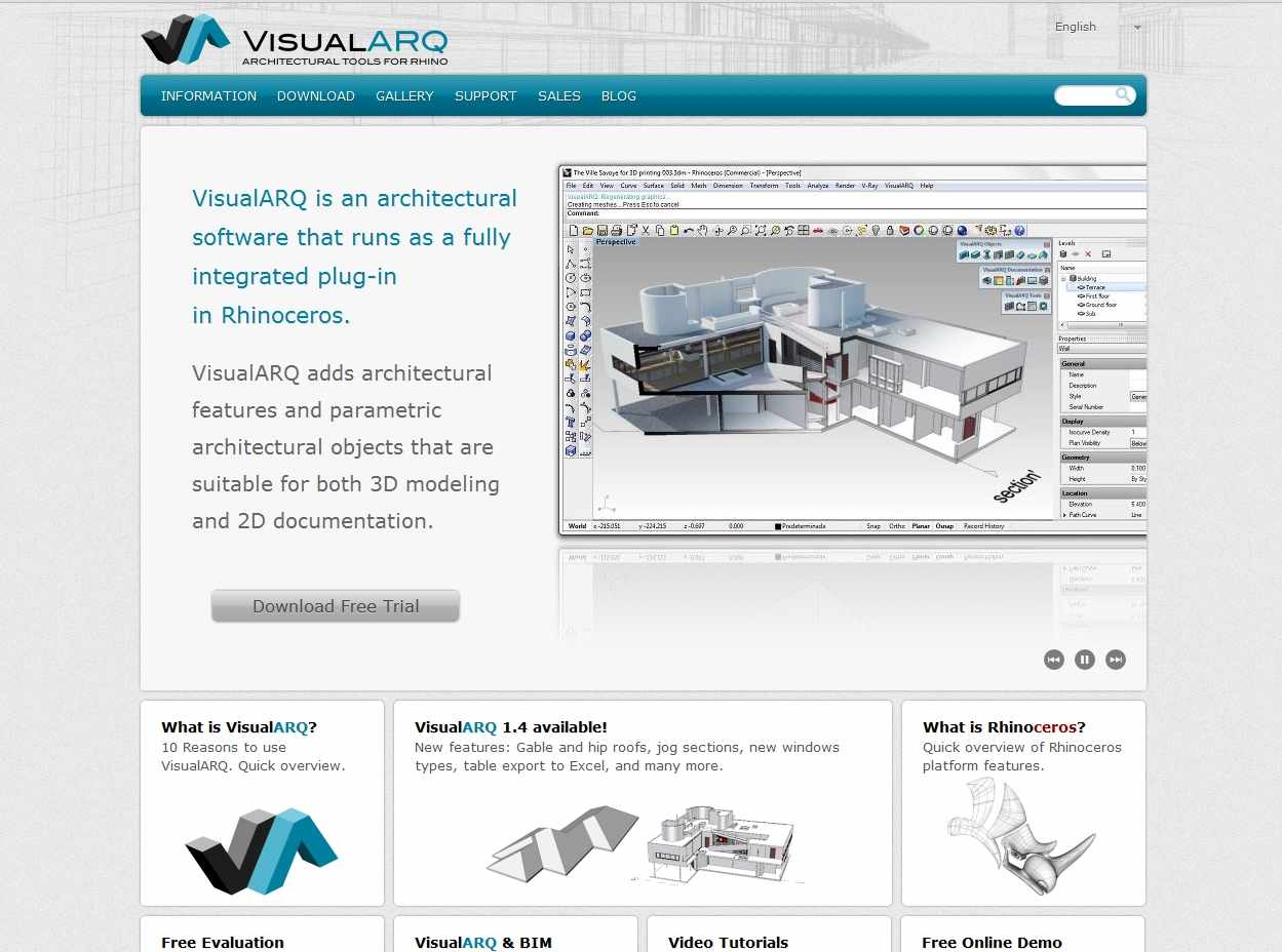 VisualARQ website screenshot