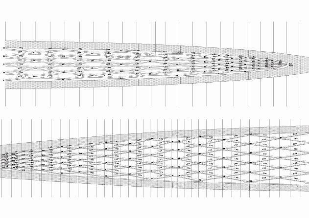 Stainless steel panels pattern in the Herma Parking Building façade  