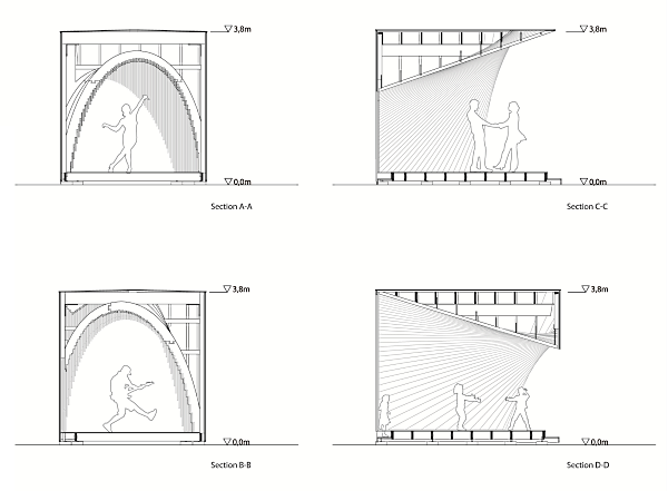 Dibujos de sección creados con VisualARQ