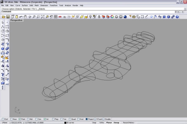 Rhino is the reference architectural program for creating NURBS surfaces