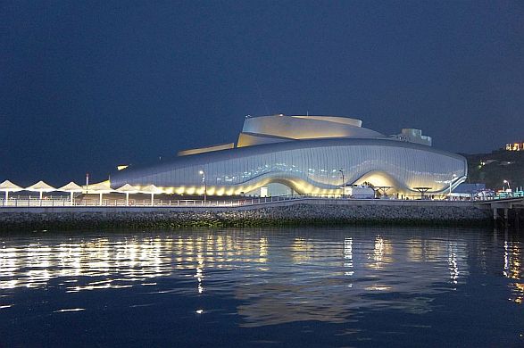 Seaside location of the Yeosu Pavilion facilities