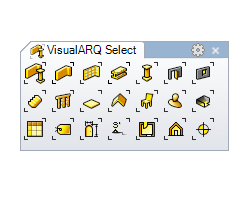 The VisualARQ selection tools