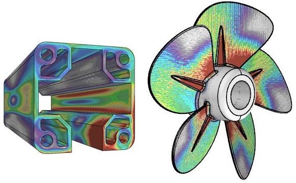 Scan-and-Solve para Rhino genera el análisis estructural de objetos arquitectónicos y permite obtener pruebas de stress de cualquier sólido.