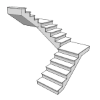 Parametric VisualARQ objects Stair