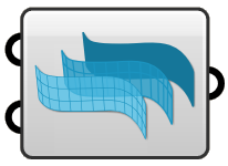 A fake Grasshopper component with the VisualARQ logo representing the VisualARQ Grasshopper components.