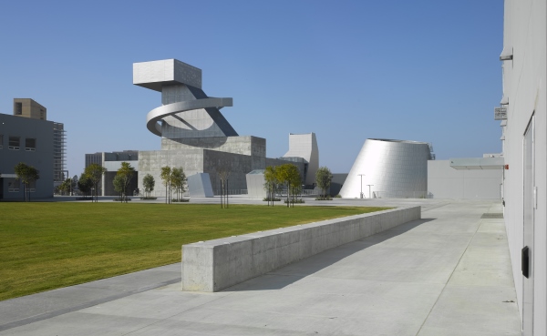 Vista general del planteamiento arquitectónico del campus 