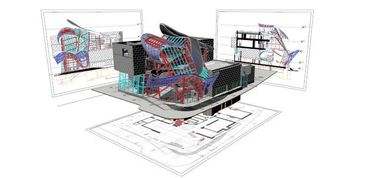 The use of 3D in buildings is now the main option (and concern) of the “technological” architect