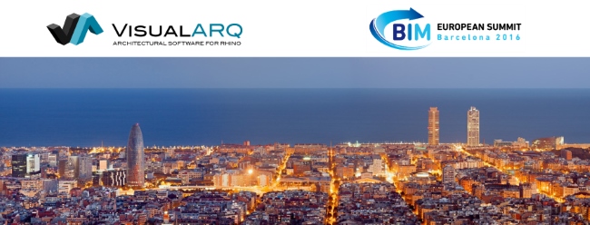 Workshop de VisualARQ en el BIM European Summit de Barcelona 2016