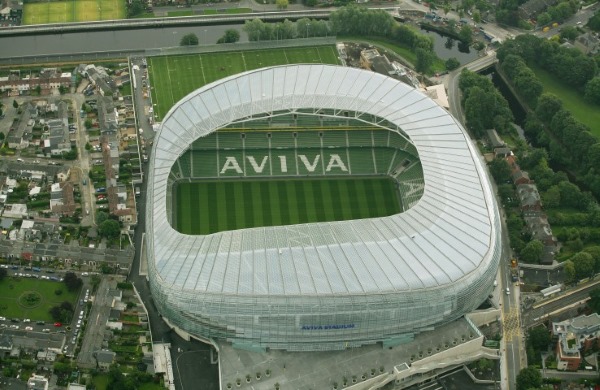 From the aerial view, you can see the enveloping shape of the cover