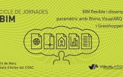 Presentación «BIM Flexible y diseño paramétrico con Rhino, VisualARQ y Grasshopper» en el COAC de Barcelona