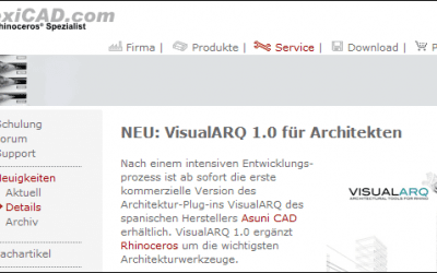 VisualARQ en FlexiCAD Aktuell – Edición de Noviembre