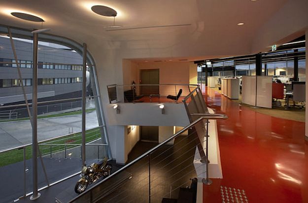 From the mezzanine, you can see all the services available in the facilities