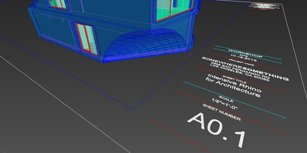 Rhino + VisualARQ for Architecture - July 19-20, by SomewhereSomething