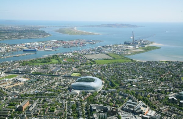 The urban location of the Aviva Stadium influenced its design and construction