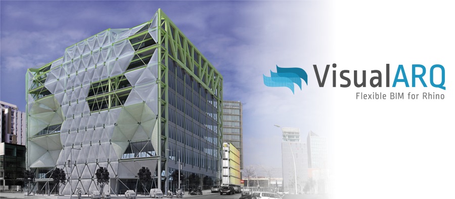 VisualARQ Workshop banner. BIM Workflow with Rhino, VisualARQ and Grasshopper