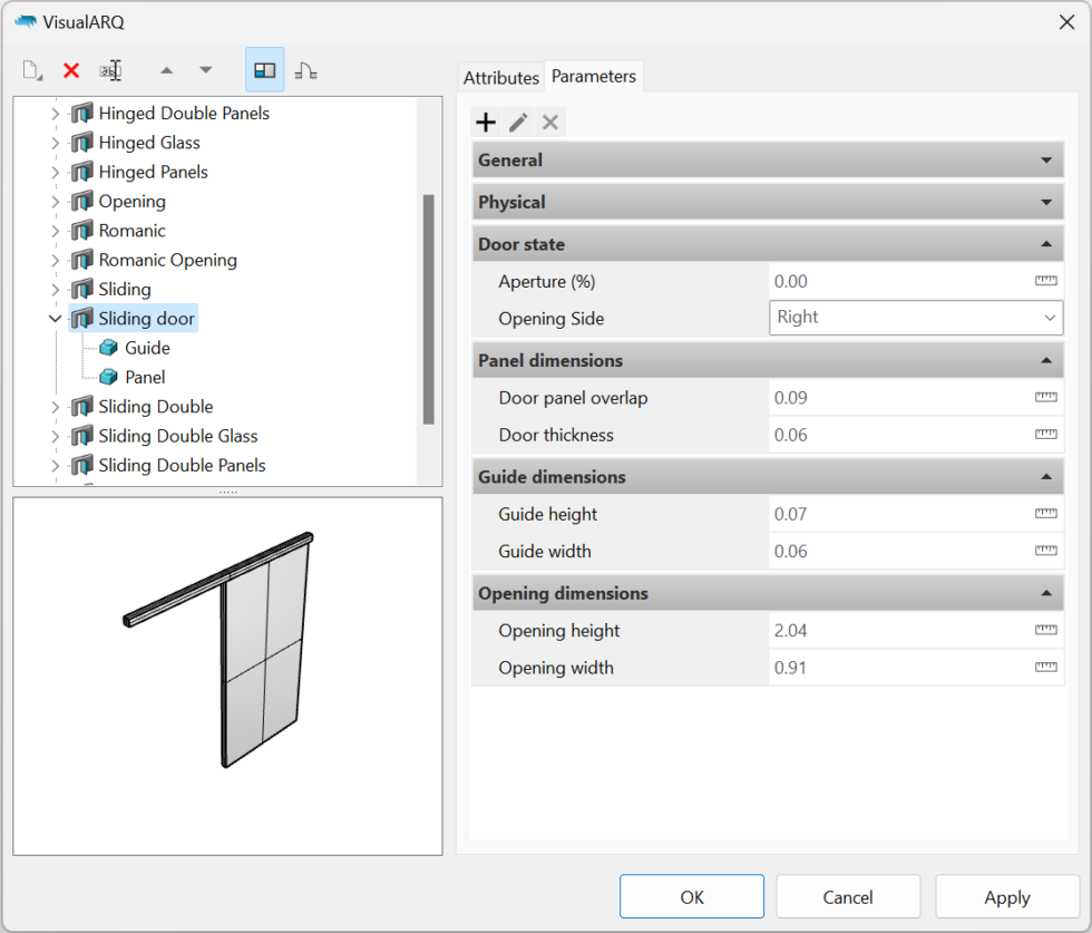 Doors windows - VisualARQ