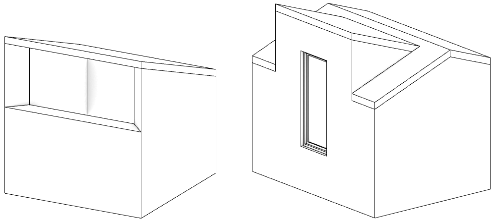 Two models without walls intersection issues.