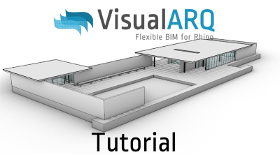 VisualARQ tutorial in Spanish: model and documentation of the Barcelona Pavillion