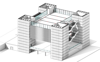 Alberto Ferrero, progetto con VisualARQ per il concorso su progettazione BIM per studenti Contest 2021