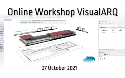 Workshop gratuito introduttivo su VisualARQ in programma per il 27 ottobre