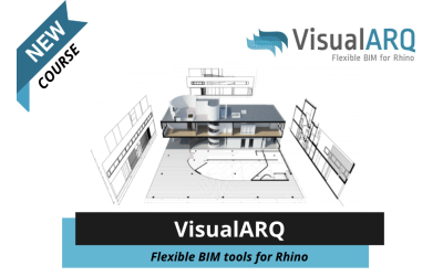 New VisualARQ online course at Rhino3D.Education