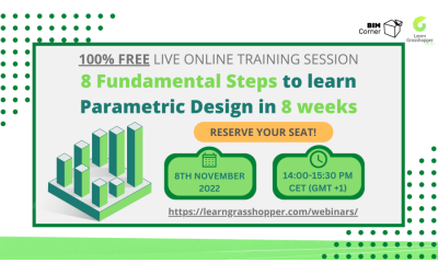 Webinar: 8 passi fondamentali per imparare nozioni di progettazione parametrica in 8 settimane