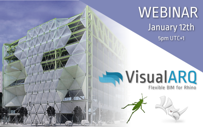 VisualARQ-Webinar am 12. Januar: Flexible BIM-Werkzeuge für Rhino die jeder Architekt kennen sollte