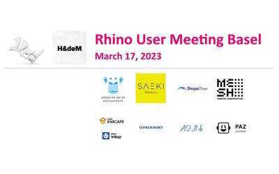 VisualARQ at the Rhino User Meeting in Basel