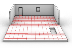 Slab hatches in projection (Riempimenti solaio in proiezione)