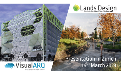 Presentazione di VisualARQ il 16 marzo a Zurigo