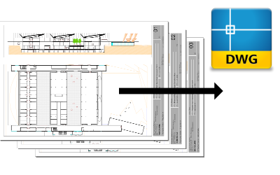 Export layouts to DWG with VisualARQ