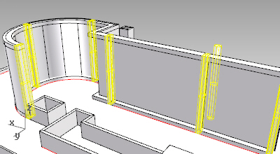 Terrace columns