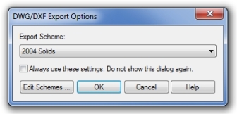 Export options