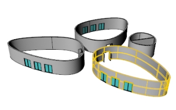 Walls from closed curves 350